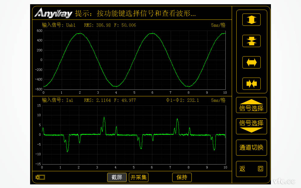 低壓變頻器輸入電流、電壓