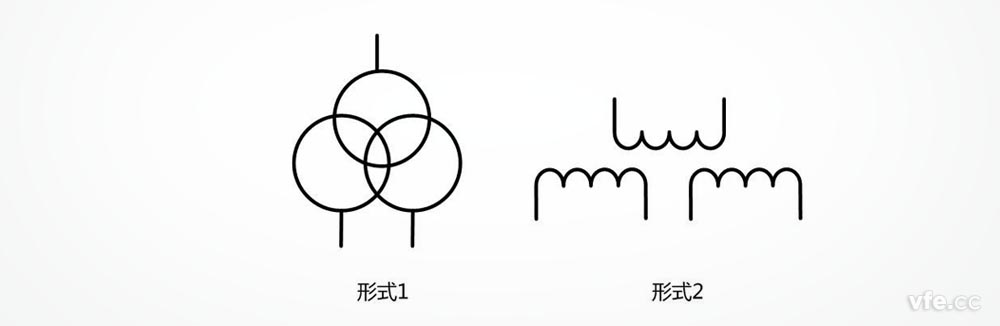 三繞組變壓器符號(hào) 三繞組變壓器符號(hào)